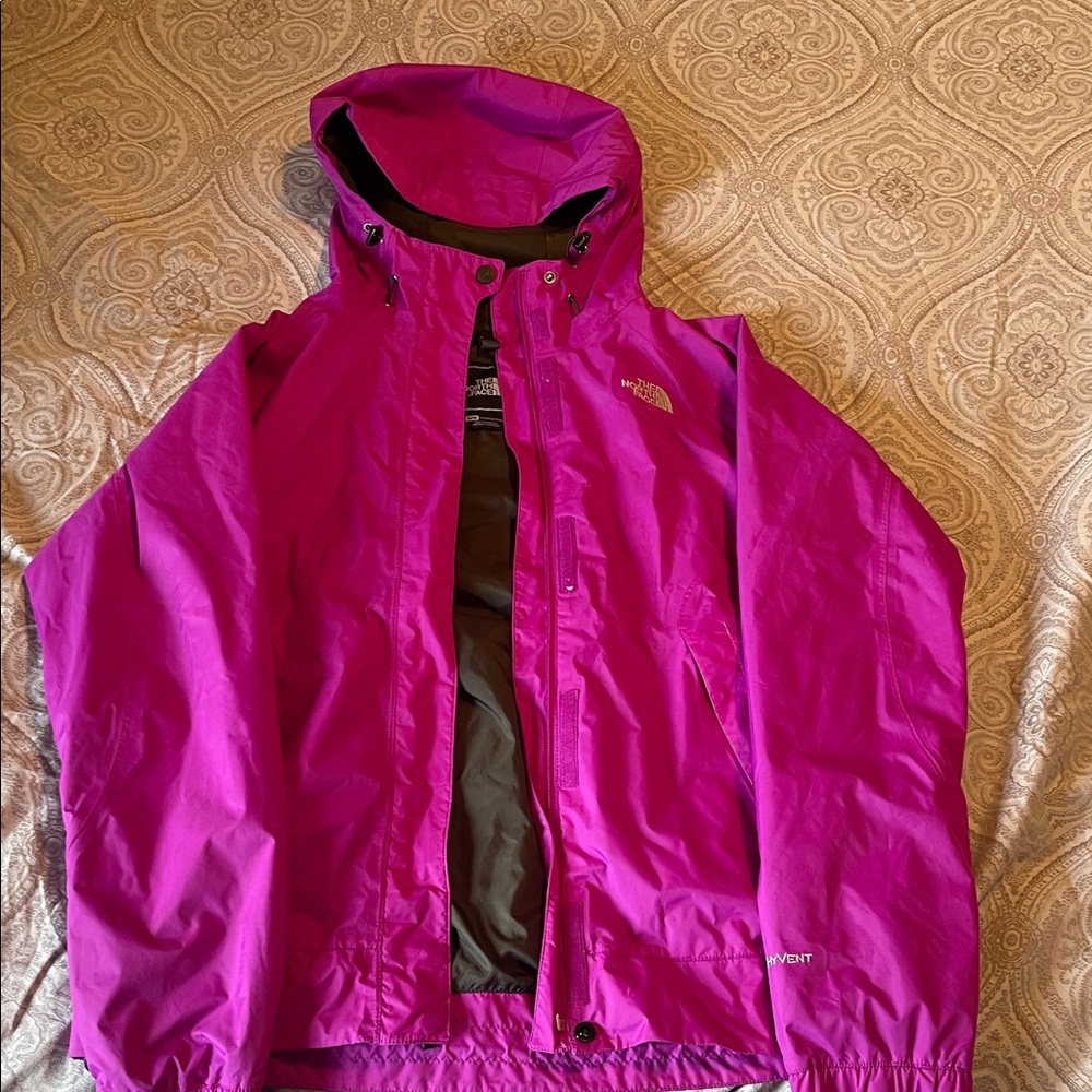 The North Face Magenta Waterproof Jacket